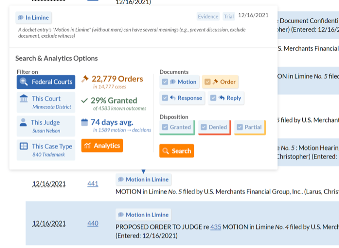 The End of “It Depends”: Major Update to Docket Alarm Adds Pleading and Motion Grant Analytics Across All Federal Practice Areas