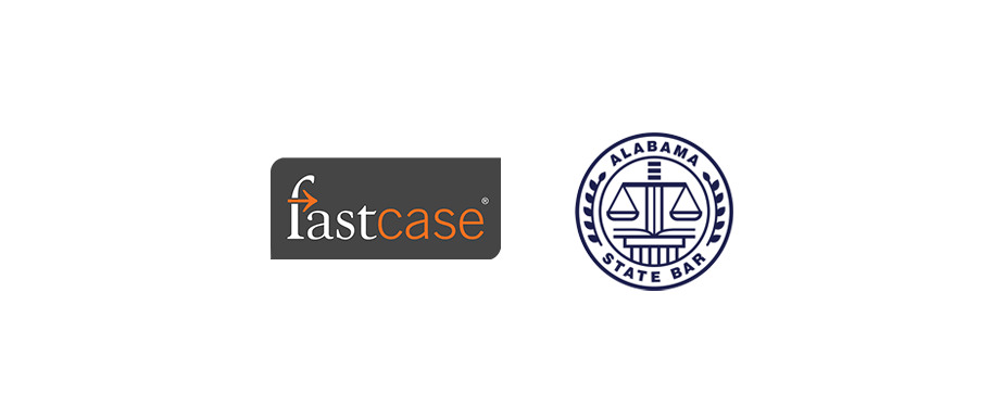 Alabama State Bar and Fastcase Logo