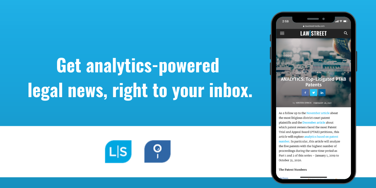 Law Street Media Legal News Legal Insights New Law Street Media Insights Article with Screenshot on mobile phone with image of new Law Street Media Insights article