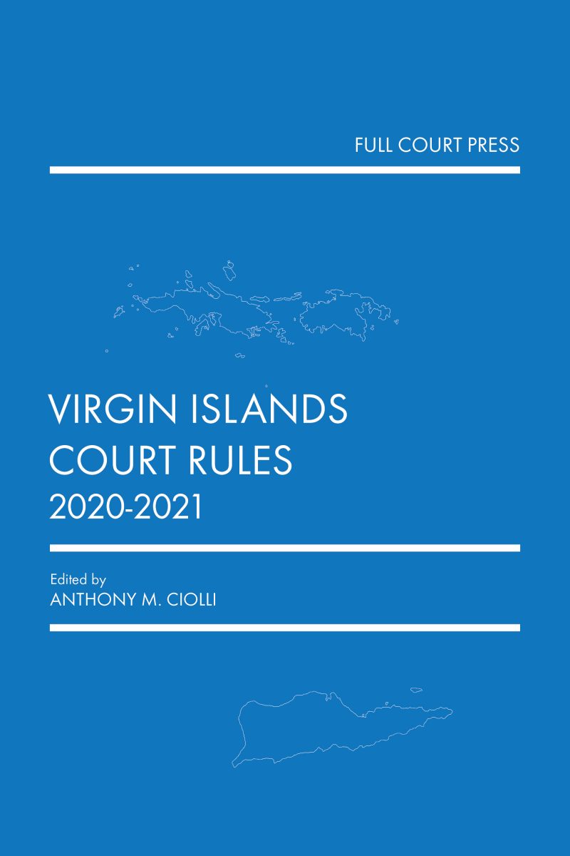 Virgin Islands Court Rules Cover